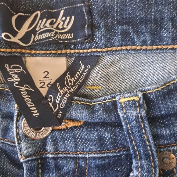 Lucky Brand Dark Wash Mid Rise Straight Leg Denim Jeans - Womens Size 2 | 26 - Picture 11 of 11